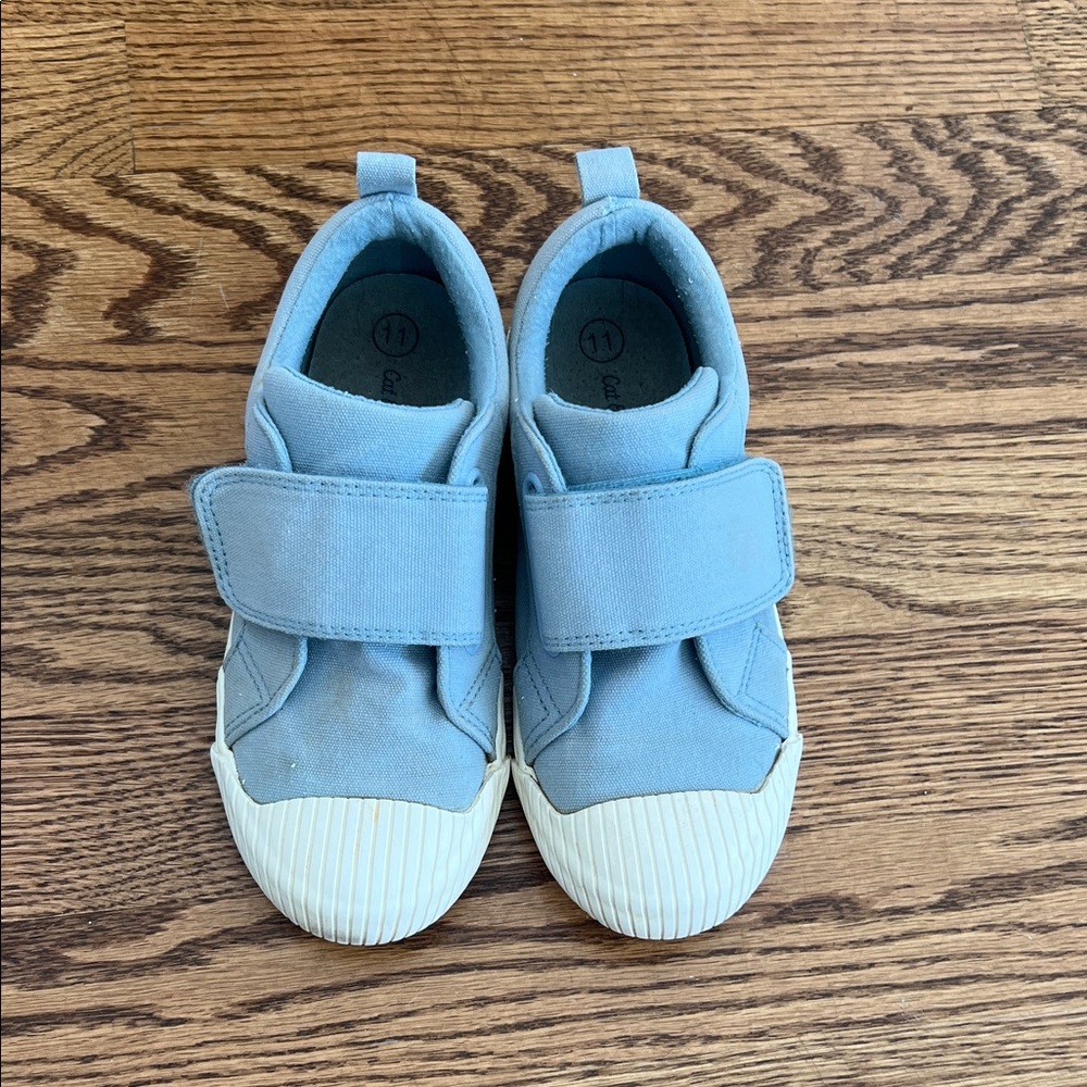 Kids Blue Velcro Sneakers